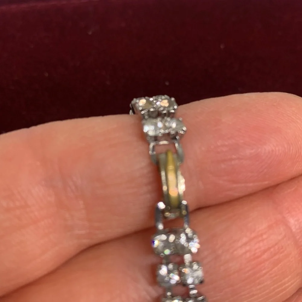 Vintage rhinestone bracelet